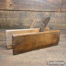 Matched Pair Antique H. Brown 1812-1843 No: 6 Hollow & Round Beechwood Moulding Planes