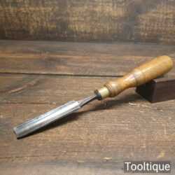 Antique Isaac Greaves 1825-1911 Carpenter’s 5/8” Gouge Chisel - Sharpened