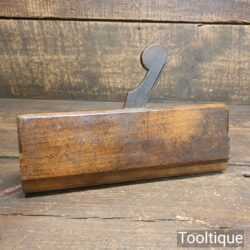 Antique 18th Century Round Beechwood Moulding Plane - Good Condition
