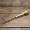 Vintage W Marples & Sons Carpenter’s Timber Framing 1/4” Socketed Firmer Chisel