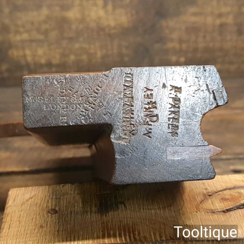 Antique John Moseley & Son No: 9 Astragal Beechwood Moulding Plane - Good Condition