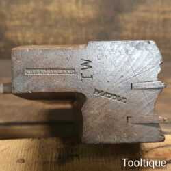 Antique Charles Gowland 1820-1858 Quirk Ogee & Astragal Complex Beech Moulding Plane