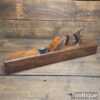 Vintage R. Routledge Carpenter’s 22” Beechwood Trying Plane - Lapped Flat