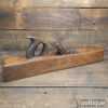 Vintage R. Routledge Carpenter’s 22” Beechwood Trying Plane - Lapped Flat