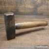 Vintage J. H. Swift Stonemason’s Dressing Hammer Broad Arrow 1943 - Good Condition