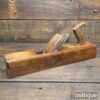 Vintage W. Marples Carpenter’s 17” Beechwood Jack Plane - Lapped Flat