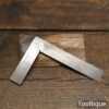 Vintage Moore & Wright Engineer's Precision Set Square 4 ¼" Blade - Good Condition