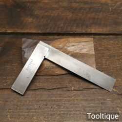 Vintage Moore & Wright Engineer's Precision Set Square 4 ¼" Blade - Good Condition