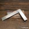 Vintage Moore & Wright Engineer's Precision Set Square 4 ¼" Blade - Good Condition