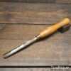 Vintage 5/8” Woodturning Gouge Chisel Beechwood Handle - Good Condition