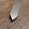 Vintage 1/2” Diamond Point Woodturning Chisel Beech Handle - Good Condition