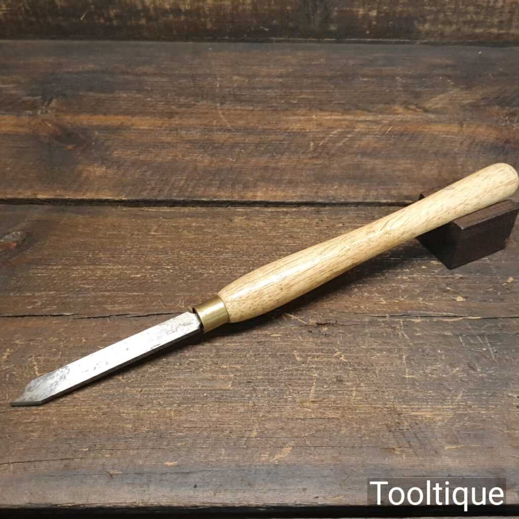 Vintage 1/2” Diamond Point Woodturning Chisel - Good Condition