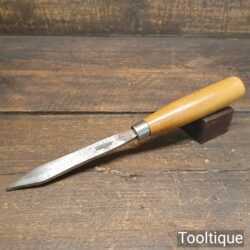 Vintage Wadkin Woodturning Parting Chisel Beech Handle - Good Condition