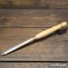 Vintage 5/8” Wood Turning Gouge Chisel Beechwood Handle - Good Condition