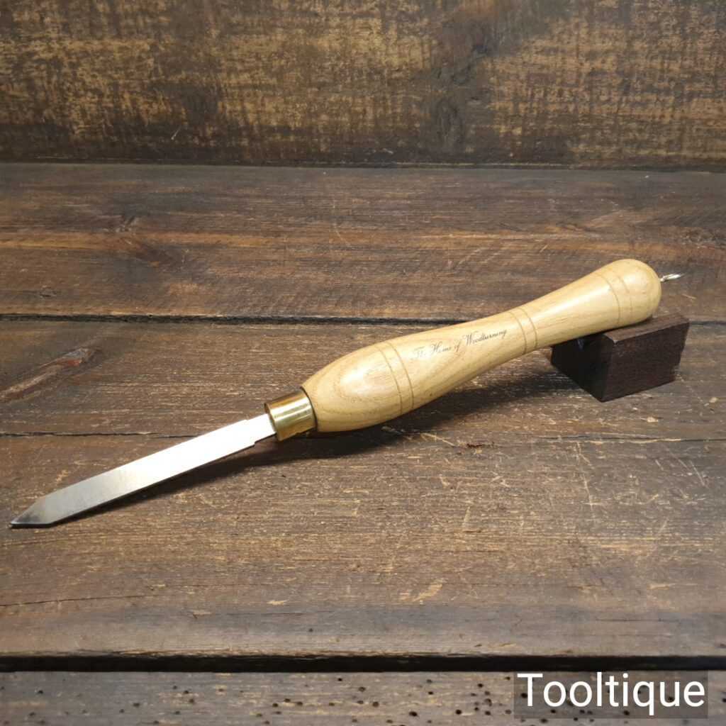 Vintage 1/2” Home Of Woodworking Diamond Point Woodturning Chisel - Good Condition