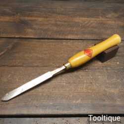 Vintage Henry Taylor Diamic 1/2” Diamond Point Woodturning Chisel - Good Condition
