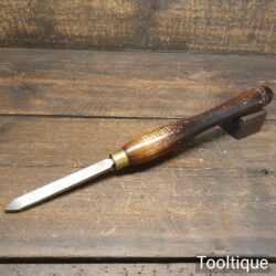 Vintage Hamlet Craft Tools 1/2” Diamond Point Woodturning Chisel - Good Condition