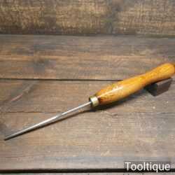 Vintage Crown Tools 1/4” Woodturning Gouge Chisel - Good Condition
