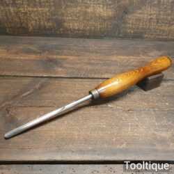 Vintage Crown Tools 3/8” Woodturning Gouge Chisel - Good Condition