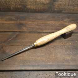 Vintage Crown Tools Cryogenic 1/4” Woodturning Gouge Chisel - Good Condition