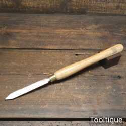 Vintage 1/2” Diamond Point Woodturning Chisel - Good Condition
