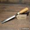 Vintage I. Sorby Carpenter’s 3/4” Bevel Edge Palm Chisel - Sharpened Honed