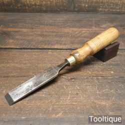 Vintage Buck & Hickman Toga Carpenter’s 1” Firmer Chisel - Sharpened Honed