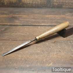 T22872 - Vintage I. Sorby carpenter’s 5/16” bevel edge chisel with ash handle in good used condition, fully refurbished sharpened and honed ready for use.