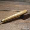 T22872 - Vintage I. Sorby carpenter’s 5/16” bevel edge chisel with ash handle in good used condition, fully refurbished sharpened and honed ready for use.