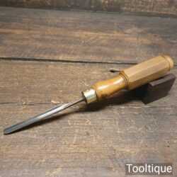 Vintage Robert Sorby Carpenter’s 1/4” Gouge Chisel - Sharpened Honed
