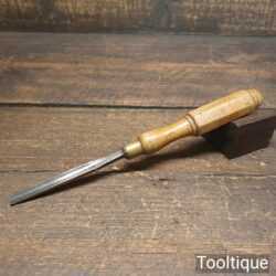 Elegant Vintage C. T. Skelton & Co. Carpenter’s 5/16” Gouge Chisel - Sharpened Honed