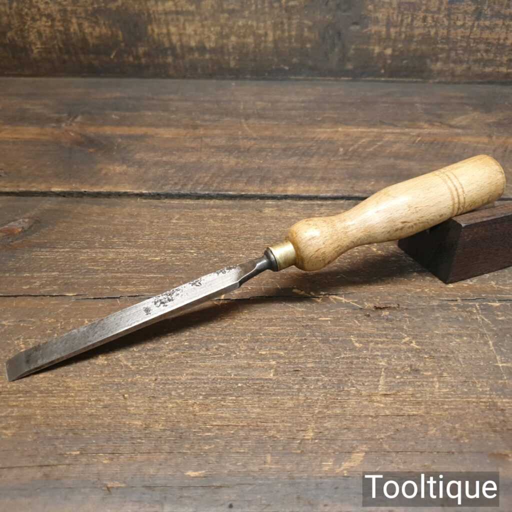Vintage Carpenter’s 1/2” Firmer Chisel Beechwood Handle - Sharpened Honed