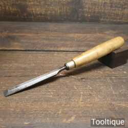 Vintage Robert Sorby Carpenter’s 1/2” Bevel Edge Chisel Boxwood Handle- Sharpened Honed