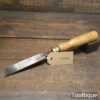 Vintage F. Woodcock Carpenter’s 7/8” Firmer Chisel Beechwood Handle- Sharpened Honed