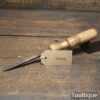 Vintage Carpenter’s 1/4” Firmer Chisel Beechwood Handle - Sharpened Honed