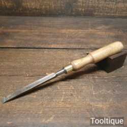 Vintage Carpenter’s 3/8” Firmer Chisel Ash Handle - Sharpened Honed