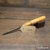 Vintage I. Sorby1/8” Firmer Chisel London Pattern Boxwood Handle - Sharpened Honed