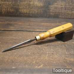Vintage I. Sorby1/8” Firmer Chisel London Pattern Boxwood Handle - Sharpened Honed