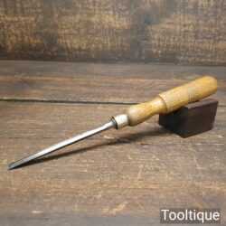 Vintage I. Sorby Carpenter’s 1/4” Bevel Edge Chisel Ash Handle - Sharpened Honed