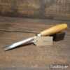 Vintage I. Sorby Carpenter’s 1/2” Gouge Chisel Beechwood Handle - Sharpened Honed