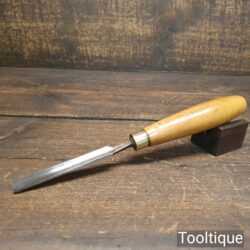 Vintage I. Sorby Carpenter’s 1/2” Gouge Chisel Beechwood Handle - Sharpened Honed