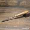 Vintage Sheffield Carpenter’s 1/4” Firmer Chisel Beechwood Handle - Fully Refurbished