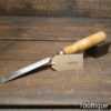 Vintage C.K Germany Carpenter’s 5/8” Bevel Edge Chisel Beechwood Handle - Fully Refurbished