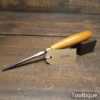 Vintage Carpenter’s 1/4” Bevel Edge Chisel Boxwood Handle - Sharpened Honed