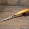 Vintage Carpenter’s 1/4” Bevel Edge Chisel Boxwood Handle - Sharpened Honed
