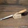 Vintage Footprint Carpenter’s 3/8” Firmer Chisel Ash Handle - Sharpened Honed