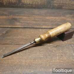 Vintage Ward & Payne Carpenter’s 1/4” Firmer Chisel Hardwood Handle - Fully Refurbished