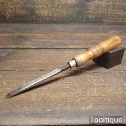 Vintage W. K. & C. Peace Carpenter’s 5/16” Firmer Chisel - Sharpened Honed