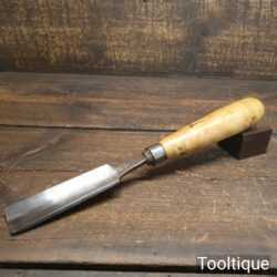 Vintage A. Mathieson & Son Carpenter’s 1 ⅛” Gouge Chisel - Sharpened Honed