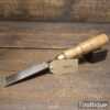 Vintage Sheffield Carpenter’s 1” Firmer Chisel Beechwood Handle- Sharpened Honed